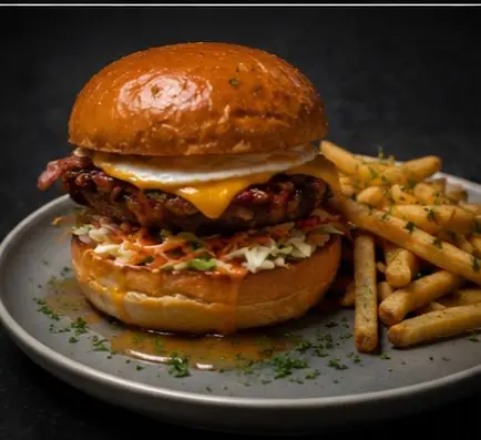 Beef Burger + Fries